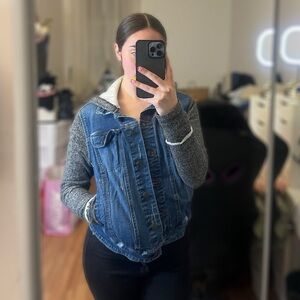 Mossimo Supply Co. Blue and Gray Jean Jacket